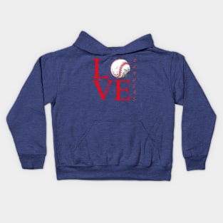 I LOVE TEXAS RANGERS Kids Hoodie